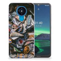 Nokia 1.4 | Siliconen hoesje | met foto Badges