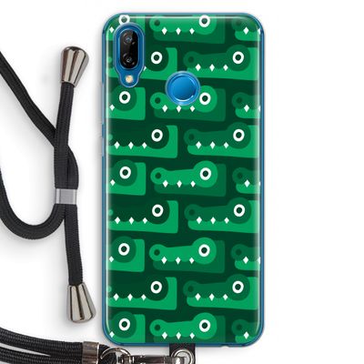 Crocs: Huawei P20 Lite Transparant Hoesje met koord