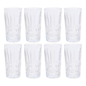 Atmos Fera Waterglazen - 8x - 260 ml - longdrinkglazen - vaatwasserbestendig - Longdrinkglazen