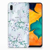 Samsung Galaxy A30 Uniek | TPU Case | Blossom White