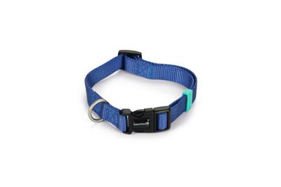 Beeztees Beeztees Uni Halsband Hond Blauw 35-50 cm x 20mm