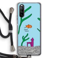 Aquarium: Sony Sony Xperia 10 III Transparant Hoesje met koord