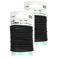Benson Care Haar elastiekjes - 60x - zwart - zonder metaal - D5 cm Benson Care Haar elastiekjes - 60x - zwart - zonder metaal - D5 cm