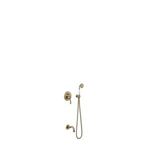 Badmengkraan Tres Clasic Inbouw Set Incl. Handdouche Verouderd Messing Mat