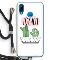 I love cacti: Huawei P20 Lite Transparant Hoesje met koord