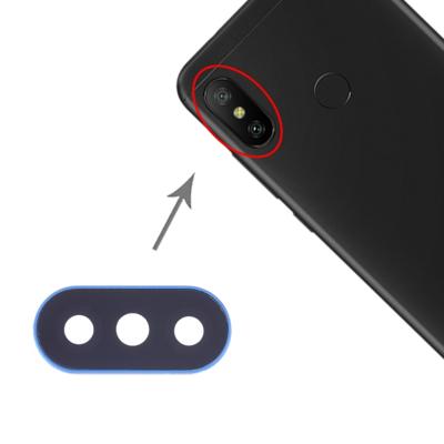 10 STKS camera lens cover voor Xiaomi Redmi 6 Pro/MI a2 Lite (blauw)