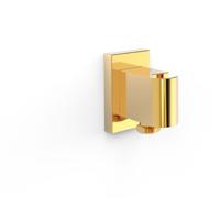 Doucheaansluiting Tres Block System | Met handdouchehouder | Messing | Rond | 24k Goud glans