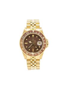 Rolex montre GMT Master 40 mm pre-owned - Marron