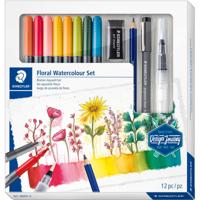 Viltstift Staedtler Design Journey Floral watercolor 12-delig
