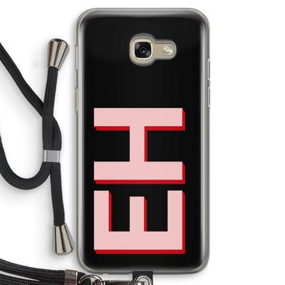 Monogram: Samsung Galaxy A5 (2017) Transparant Hoesje met koord