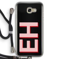 Monogram: Samsung Galaxy A5 (2017) Transparant Hoesje met koord