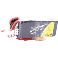 Tattu LiPo accupack 7.4 V 450 mAh Aantal cellen: 2 75 C Softcase XT30 - thumbnail