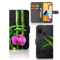 Samsung Galaxy M21 | M30s Hoesje Orchidee Samsung Galaxy M21 | M30s Hoesje Orchidee