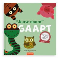 Boek met naam - Iedereen gaapt - XXL flapjesboek