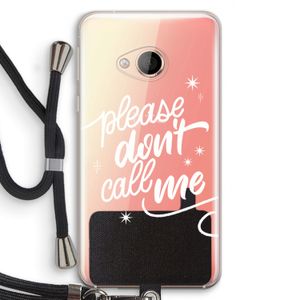 Don't call: HTC U Play Transparant Hoesje met koord