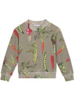 Dolce & Gabbana Kids sweat à imprimé graphique - Gris