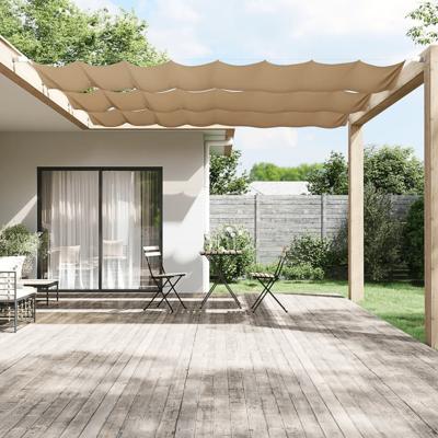 VidaXL Luifel verticaal 60x800 cm oxford stof taupe