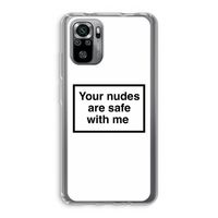 Safe with me: Xiaomi Redmi Note 10S Transparant Hoesje