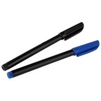 Hama CD/DVD Marking Pens, Set of 2, Black, Blue markeerstift