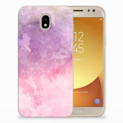Smartphone hoesje Samsung Galaxy J5 2017 Pink Purple Paint