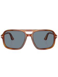 Persol lunettes de soleil à effet écailles de tortue - Marron