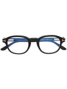 TOM FORD Eyewear lunettes de vue à monture ronde - Noir