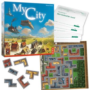 999 Games My City Volwassenen en kinderen Bordspel met tegels