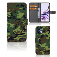 Motorola Moto G13 | G23 Telefoon Hoesje Army Dark