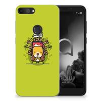Alcatel 1S (2019) Telefoonhoesje met Naam Doggy Biscuit