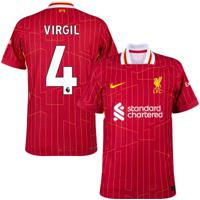Liverpool FC Dri-Fit ADV Match Shirt Thuis 2024-2025 + Virgil 4 (Premier League) - thumbnail