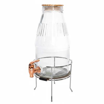 Drankdispenser/limonadetap - 3,8 ltr - inclusief standaard - 19 x 19 cm