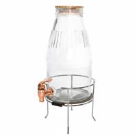 Drankdispenser/limonadetap - 3,8 ltr - inclusief standaard - 19 x 19 cm