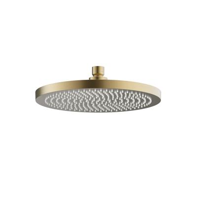 Hotbath Hoofddouche Ace Rond 23 cm Geborsteld Messing PVD