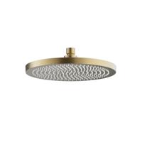 Hotbath Hoofddouche Ace Rond 23 cm Geborsteld Messing PVD