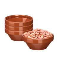 Soepkommen / serveer schaaltje - 4x - terracotta - D15 x 7 cm - aardewerk - Spaanse sfeer Soepkommen / serveer schaaltje - 4x - terracotta - D15 x 7 cm - aardewerk - Spaanse sfeer