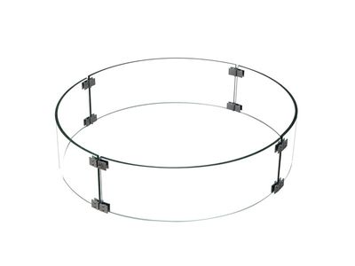 Elementi: Brandwerende Ronde Glazen Rand 62cm