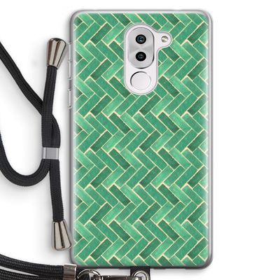 Moroccan tiles 2: Honor 6X Transparant Hoesje met koord