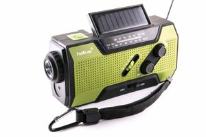 Totle Totle Ultimate Noodradio - 2000mah + Batterij - Leeslampje - Opwindbaar-Groen