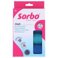Sorbo recycled microvezeldoek 4 stuks