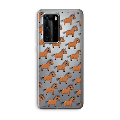 Pony: Huawei P40 Pro Transparant Hoesje