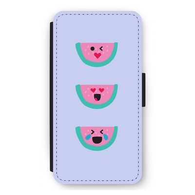Smiley watermeloen: iPhone 11 Pro Max Flip Hoesje