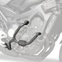 GIVI Valbeugel, Valbeugels voor de moto, TN2128 Zwart gepoedercoat staal onderzijde