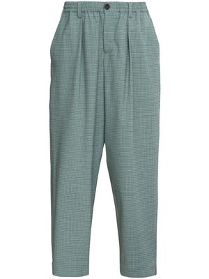 Marni pantalon à carreaux - Vert