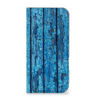 iPhone 16 Pro Max Book | Wallet Case | Wood Blue