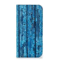 iPhone 16 Pro Max Book | Wallet Case | Wood Blue