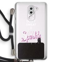 Sparkle quote: Honor 6X Transparant Hoesje met koord