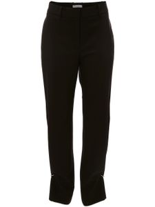 JW Anderson pantalon slim à détail d'anneau - Noir