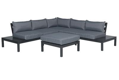 Loungeset Garden Impressions Annabella mystic grey - Showmodel Amersfoort- - Aluminium- Garden Impressions