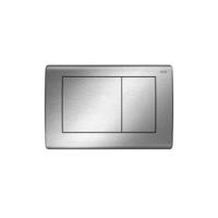 Bedienpaneel TECE Planus | Dualflush | Voor inbouwreservoir | 2 knops | RVS | Geborsteld rvs