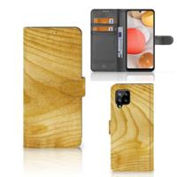 Samsung Galaxy A42 5G | Book Style Case | Licht Hout
